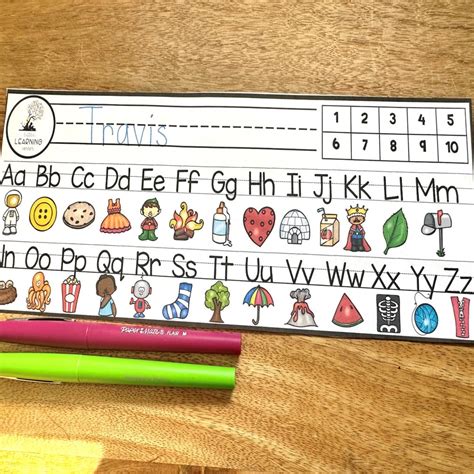 Alphabet Strips for Education