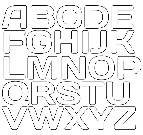 Alphabet Template 8