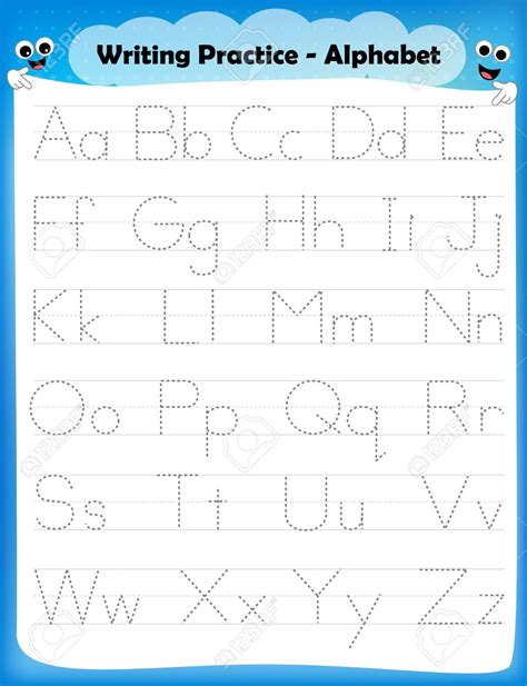 Alphabet Tracing For Preschoolers