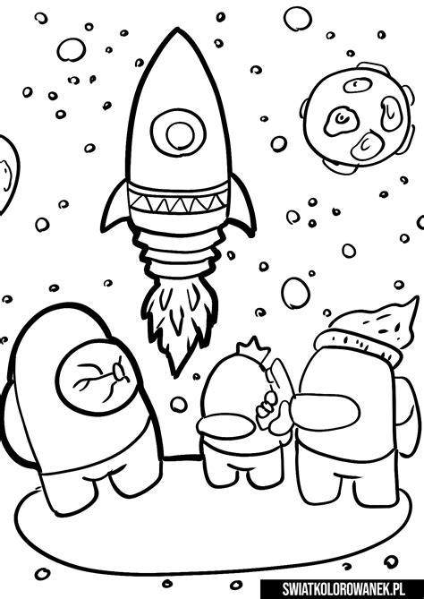 Among Us Coloring Pages