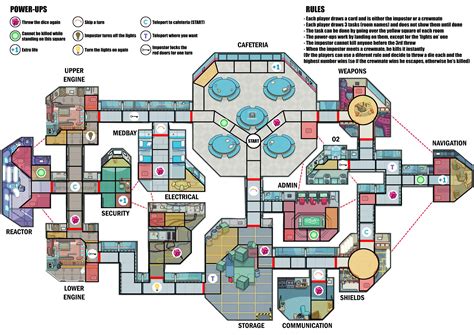 Among Us Game Board Printable