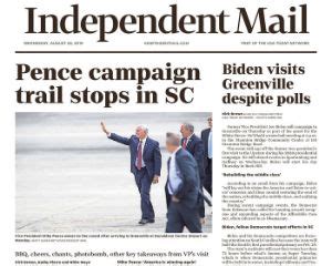 Anderson Independent Mail Newspaper