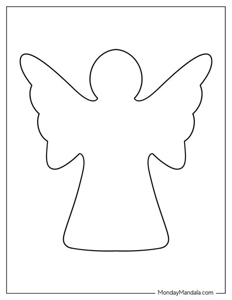 Simple Angel Outline