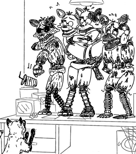 Animatronic Coloring Pages