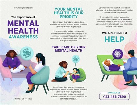 Anxiety Mental Health Flyer Template