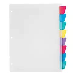 Applications for Office Depot 8 Tab Dividers