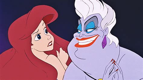 Ariel facing Ursula