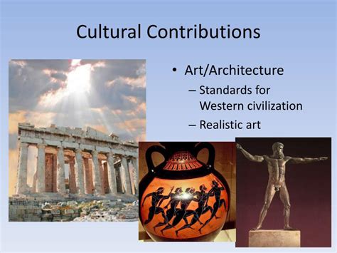 Artistic and Cultural Contributions