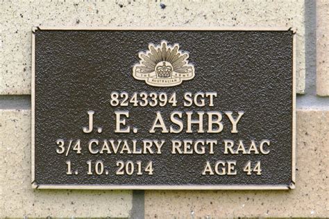 Ashby Obituary Display