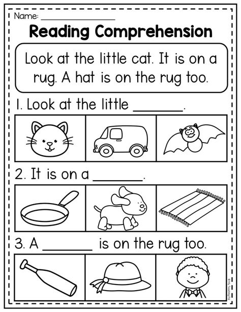 Assessing Progress with Kindergarten Reading Printable Worksheets