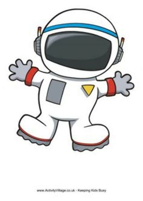 Astronaut Cut Out Template Image 1