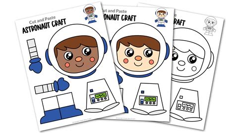 Astronaut Cut Out Template Printable