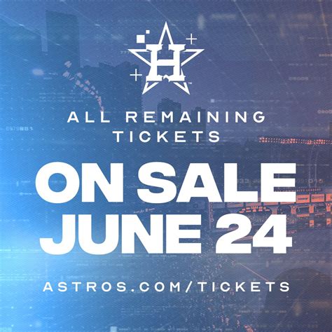 Astros Single Game Tickets