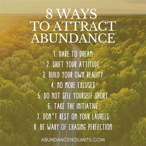 Attracting Abundance