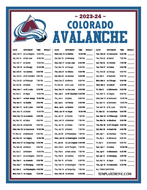 Avalanche Schedule Tips