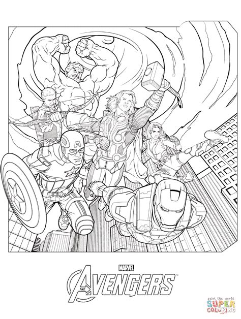 Avengers Coloring Pages for Adults