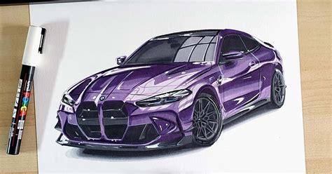 BMW M4 drawing tips