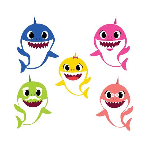 Baby Shark characters coloring