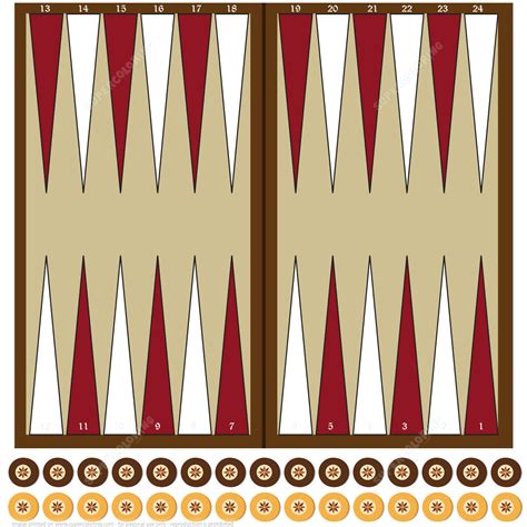 Backgammon Board Printable