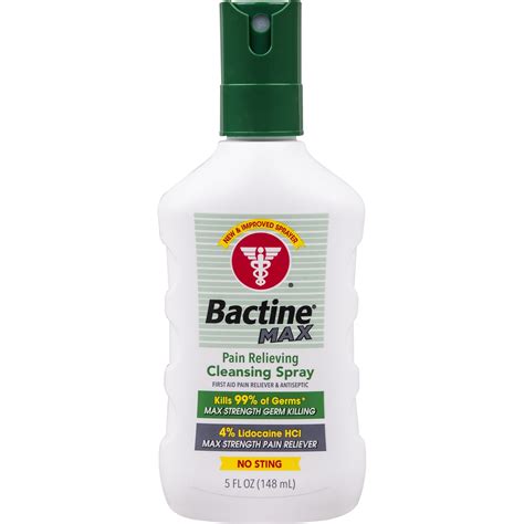 Bactine Spray for Tattoo Aftercare