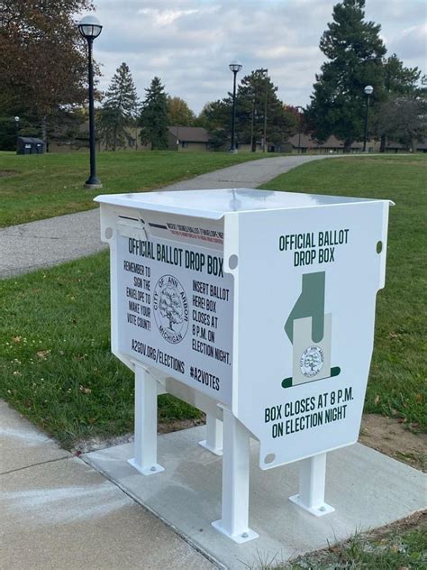 Installation of Banneker Mail Ballot Drop Boxes