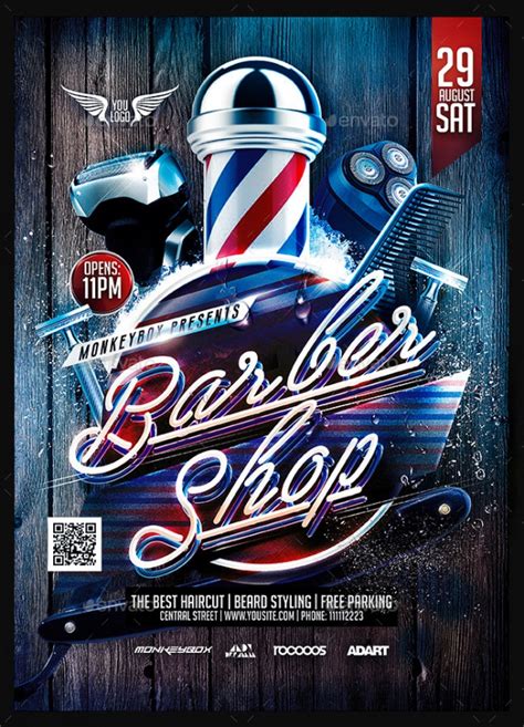 Barber Shop Flyer Design