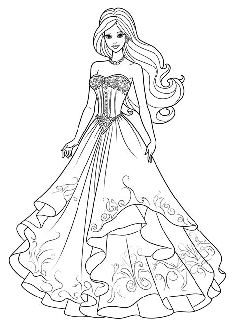 Barbie Coloring Pages