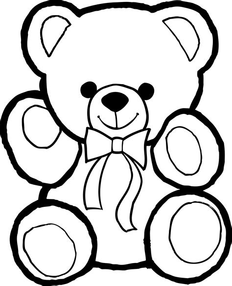 Bear coloring pages for children