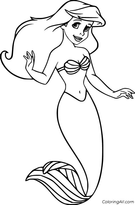 Benefits of Ariel coloring pages