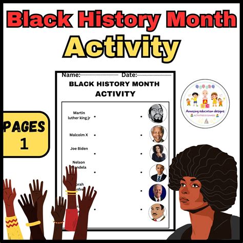 Benefits of Black History Month Worksheets