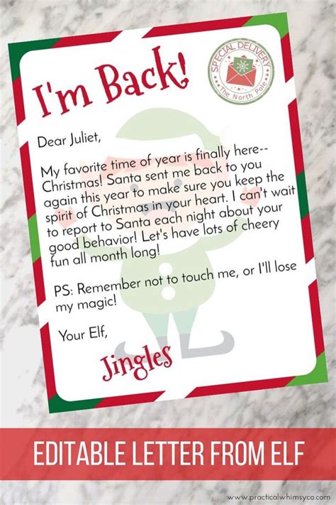 Benefits of Elf Letter Templates