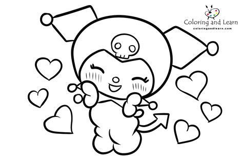 Benefits of Kuromi coloring pages