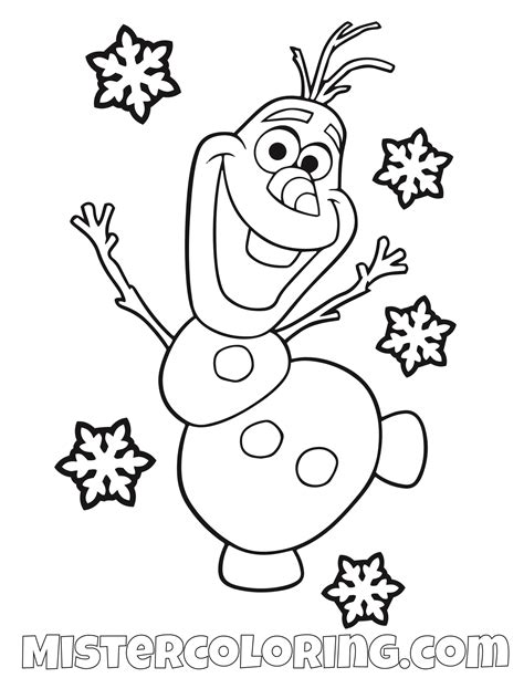 Benefits of Olaf Coloring Pages