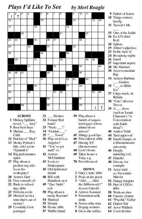 Benefits of Solving Merl Reagle Crosswords