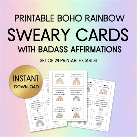 Benefits of Sweary Affirmations Image