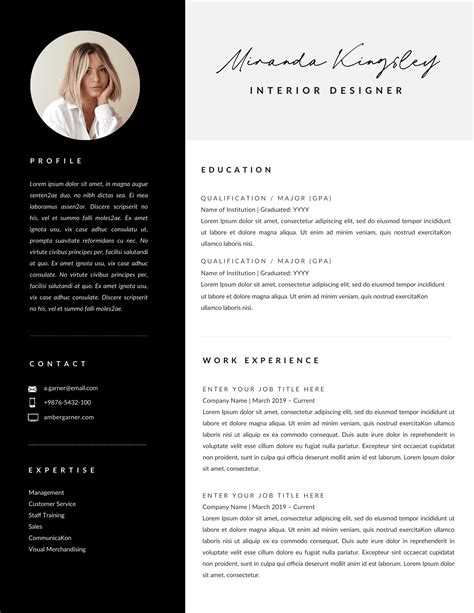 Benefits of The Muse Resume Template