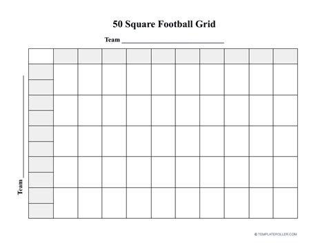 Benefits of Using Football Squares Templates