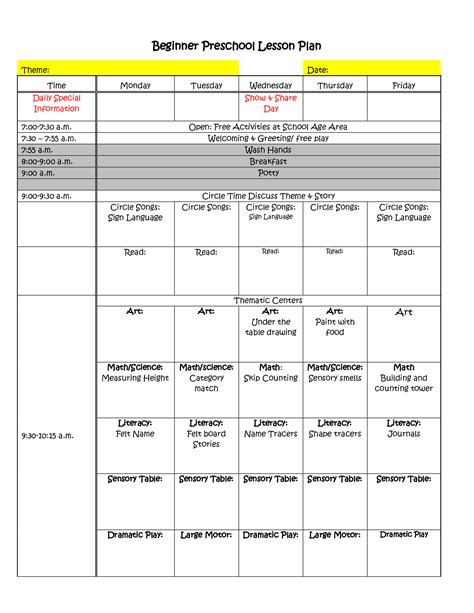 Benefits of Using Lesson Plan Templates