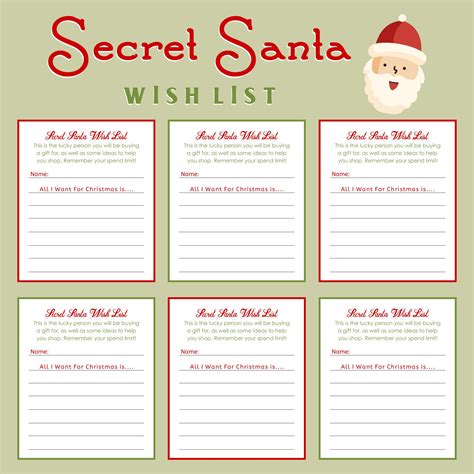 Benefits of Using Secret Santa Printables