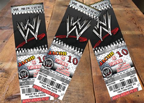 Benefits of Using WWE Ticket Templates