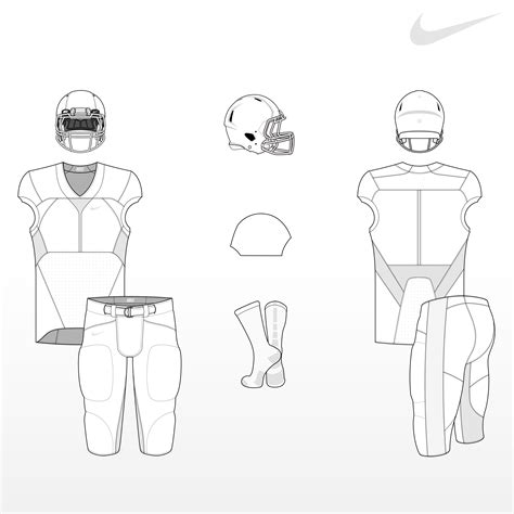 Benefits of Using a Blank Football Uniform Template Design