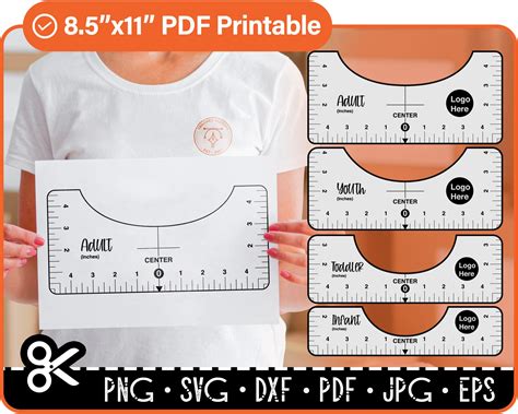 Benefits of Using a Free T Shirt Alignment Ruler Printable