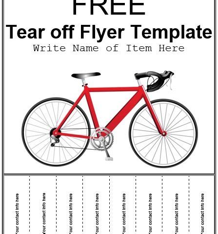 Best Practices For Distributing Tear Off Flyer Templates Example