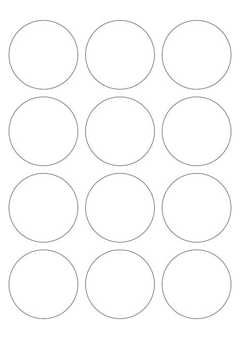 Best Practices Round Sticker Label Template