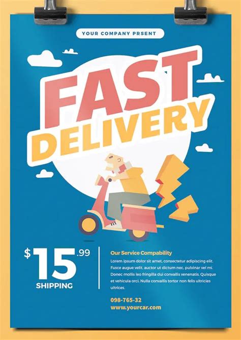 Best Practices for Using Delivery Flyer Templates Example