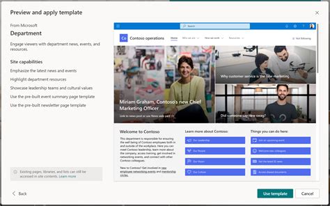 Best Practices for Using Microsoft Sharepoint Site Templates