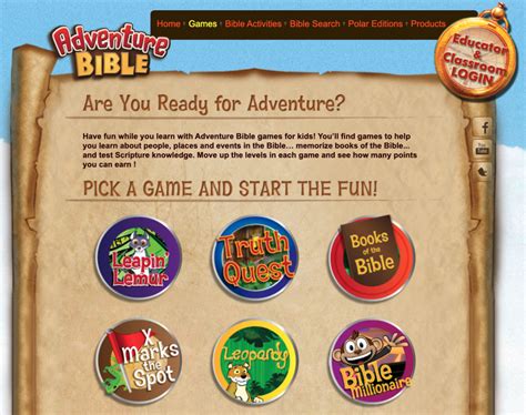 Bible Adventure Games