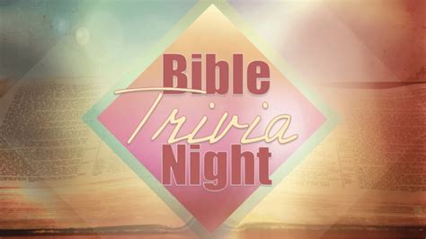 Bible Trivia Night