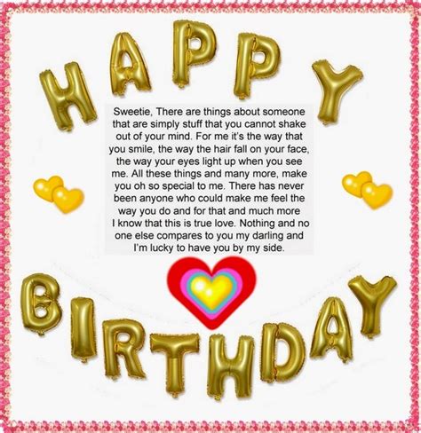 Description of Birthday Wishes Letter