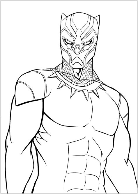 Black Panther Coloring Page